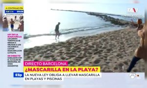 "Periodismo siervo de las élites": las redes destrozan a 'Espejo Público' tras recriminar a una mujer en una playa solitaria que no usara mascarilla