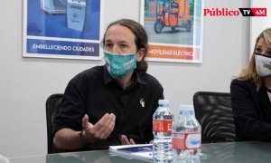 Pablo Iglesias: "Madrid no puede vivir exclusivamente de las cañas y la construcción"