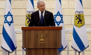El primer ministro israelí en funciones, Benjamín Netanyahu