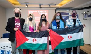 Presentación de la primera Marcha por la Libertad del Pueblo Saharaui