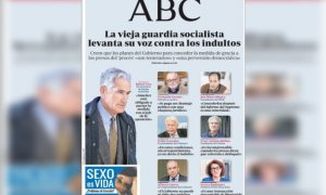 Estupefacción en redes por una portada de 'Abc' en la que Vera, condenado por los GAL e indultado, rechaza los indultos de los presos del 'procès'