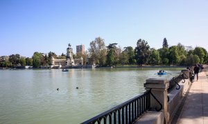 El Parque de El Retiro, en Madrid (España), a 31 de marzo de 2021.