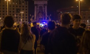 El Macrobotellón en Barcelona por las fiestas de la Mercé deja 43 heridos y tres de ellos graves