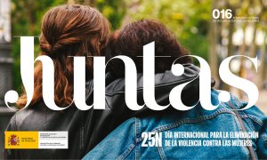 19/11/2021. Cartel promocional de la campaña para el 25N 'Juntas'.