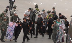 Represión en Territorios Ocupados durante una manifestación pacífica
