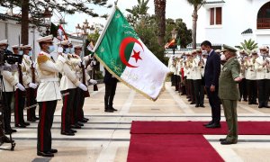 El presidente del Gobierno, Pedro Sánchez, en Argel, durante su visita oficial a Argelia en octubre de 2020.