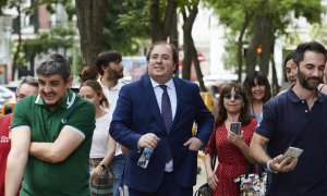 20/06/22. El diputado del PP Alberto Casero tras prestar declaración voluntaria ante el Tribunal Supremo en Madrid, a 20 de junio de 2022.