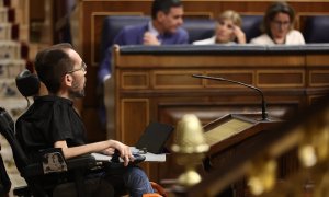 29/06/2022. El portavoz de Unidas Podemos en el Congreso, Pablo Echenique, en una sesión plenaria, en el Congreso de los Diputados, a 8 de junio de 2022, en Madrid