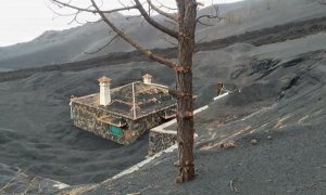 Las casas sepultadas por el volcán aguardan diagnóstico