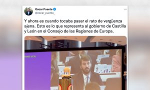 "Ahora toca pasar el rato de vergüenza ajena": el bochornoso discurso de García-Gallardo en el Comité de las Regiones de Europa