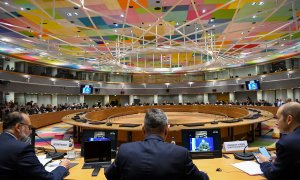 Vista del consejo extraordinario de ministros de energía de la UE, en Bruselas.