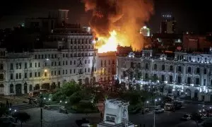 Fuego en Lima