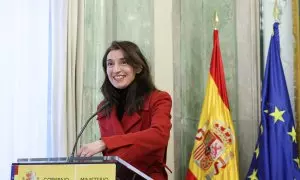 07/02/2023. Pilar Llop durante un acto del Ministerio de Justicia, a 20 de enero de 2023, en Madrid.