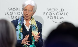 16/02/2023. Christine Lagarde en el Foro en Davos (Suiza), a 19 de enero de 2023.