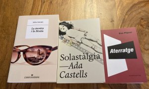 24/02/2023 - Les portades dels llibres d'Eva Piquer, Ada Castells i Imma Monsó.