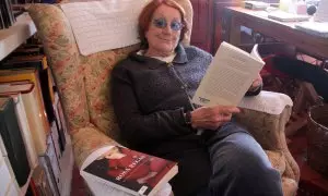 L'escriptora Rosa Regàs, en una imatge d'arxiu, a casa seva.