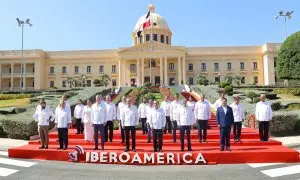 Mandatarios y asistentes a la Cumbre Iberoamericana, en Santo Domingo.