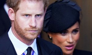 Harry y Meghan Markle en el Palacio de Westminster, en Londres, a 14 de septiembre de 2022.