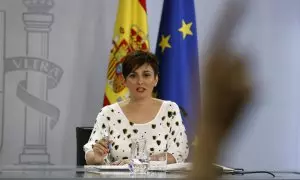 La ministra de Política Territorial y portavoz del Gobierno, Isabel Rodríguez, ofrece la rueda de prensa posterior a la reunión del Consejo de Ministros