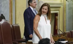 La recién elegida presidenta del Congreso, la socialista balear Francina Armengol, a 17 de agosto de 2023.