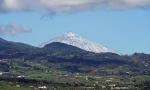 Vista del Teide, en el Parque Nacional, a 15 de febrero de 2023, en Tenerife, Santa Cruz de Tenerife, Canarias, (España).