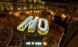 Las ciudades asturianas se iluminan contra la pena de muerte