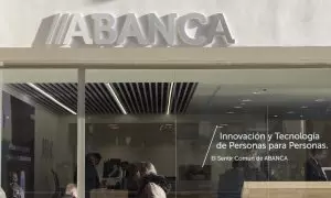 Oficina de Abanca en A Coruña.