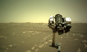 El robot Perseverance, durante sus investigaciones en Marte. Imagen de Archivo.