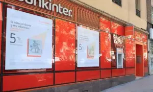 Imagen de archivo de una sucursal de Bankinter en Madrid. EFE/Fernando Alvarado