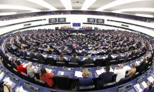 Vista de una sesión plenaria del Parlamento Europeo, en su sede de Estrasburgo. E.P./Philippe Stirnweiss/European Parliament/dpa