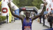 El keniata Ezequiel Kiptoo vuelve a ganar el maratón de Madrid