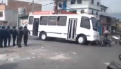 La Fiscalía venezolana investiga la muerte de dos policías atropellados en una marcha antichavista