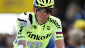 Caída de Contador en la primera etapa del Tour: "Tengo un golpe considerable"