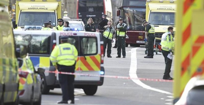 La Policía confirma 50 heridos y nueve detenidos por el ataque en Westminster