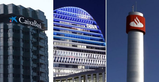 BBVA, Santander y Caixabank financian las deudas del Gobierno de Díaz a un interés mínimo