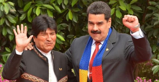 Evo Morales asegura que la "conspiración" contra Maduro es para apoderarse de petróleo