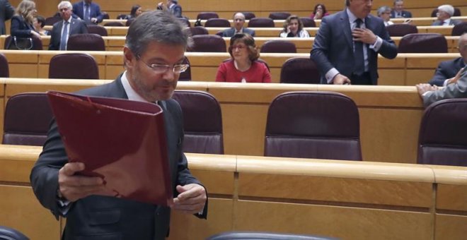 Catalá niega que tratara "cuestiones judiciales" con Ignacio González: "El SMS fue una respuesta de cortesía"