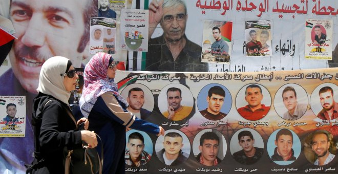 La huelga de hambre de los prisioneros palestinos cumple 25 días
