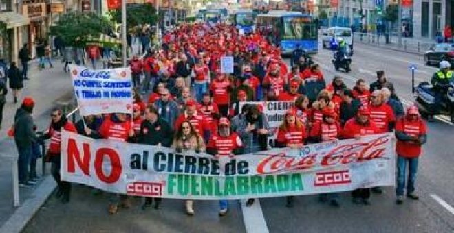 La Justicia deja sin efecto la forma en que Coca-Cola readmitió a los trabajadores de Fuenlabrada