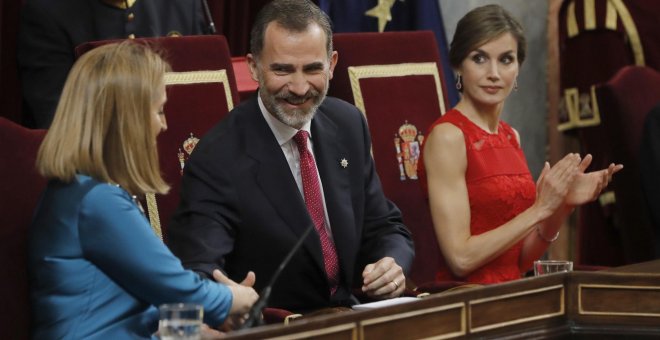 El rey apela “a la ley” para resolver las diferencias, en clara referencia a Catalunya