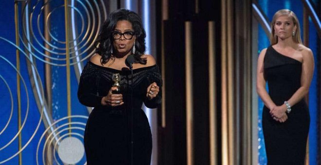 El "demoledor" discurso de Oprah Winfrey contra "los hombres poderosos y brutales"