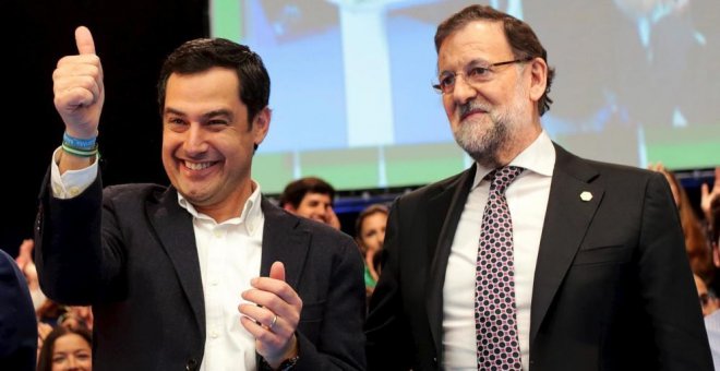 Rajoy se aferra a Andalucía para taponar la sangría de votos del PP a Cs