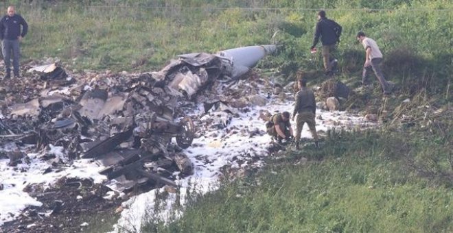 Siria provoca la caída de un caza israelí en respuesta al ataque contra objetivos iraníes