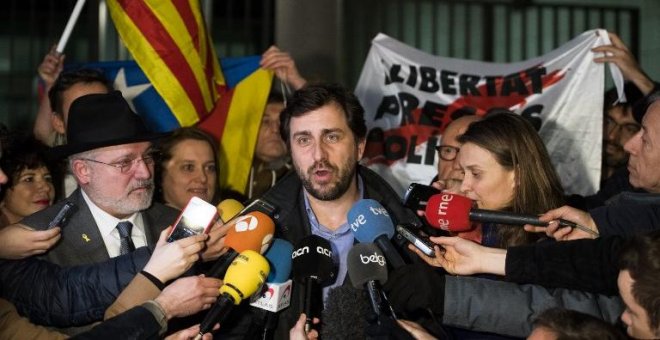 Comín, Serret y Puig, en libertad sin fianza y con medidas cautelares mientras se resuelve la euroorden
