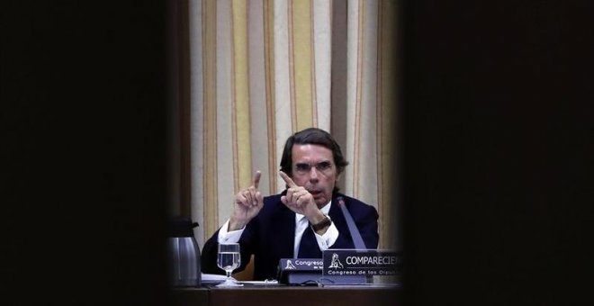 España no estuvo en Irak y la caja B del PP no existe: las mentiras de Aznar en el Congreso