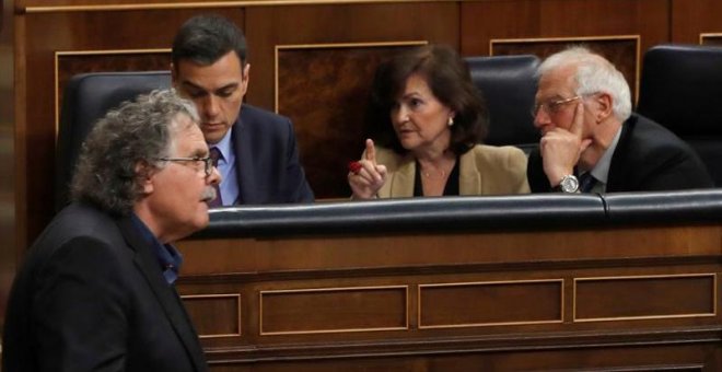 ERC y PDeCAT advierten a Sánchez: "La no negociación será su tumba política"