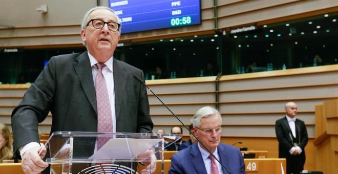 Juncker da por hecho el brexit y es tajante: "La UE no será la responsable si vuelve la violencia a Irlanda"