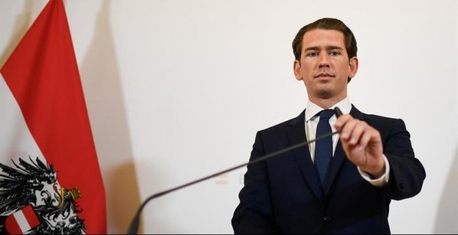 El partido ultraderechista FPÖ, dispuesto a apoyar una moción de censura contra Kurz en Austria