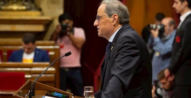 Torra propone "volver a poner las urnas para la autodeterminación" esta legislatura como respuesta a la sentencia del Supremo