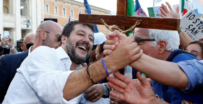 Salvini busca aliados en el Vaticano